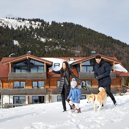Alpin Lodges - Moderne Appartements Mit Zugang Zu 3000 Qm Spa Panoramahotel Oberjoch Bad Hindelang Exterior foto